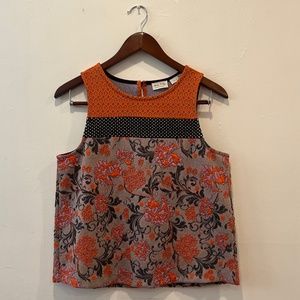 ANTHROPOLOGIE Meadow Rue Women’s Floral Tank Shirt (Small)